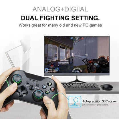 Black 2.4GHz Wireless Multi-Device Gamepad – product view 10