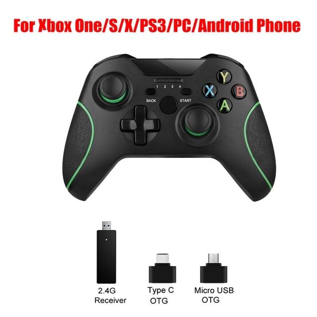 Black 2.4GHz Wireless Multi-Device Gamepad