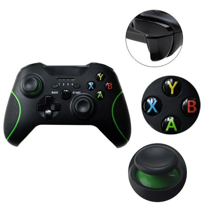 Black 2.4GHz Wireless Multi-Device Gamepad