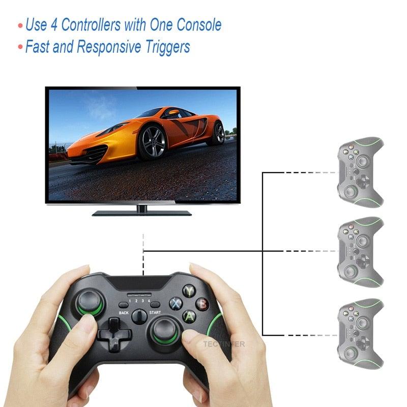 Black 2.4GHz Wireless Multi-Device Gamepad – product view 6