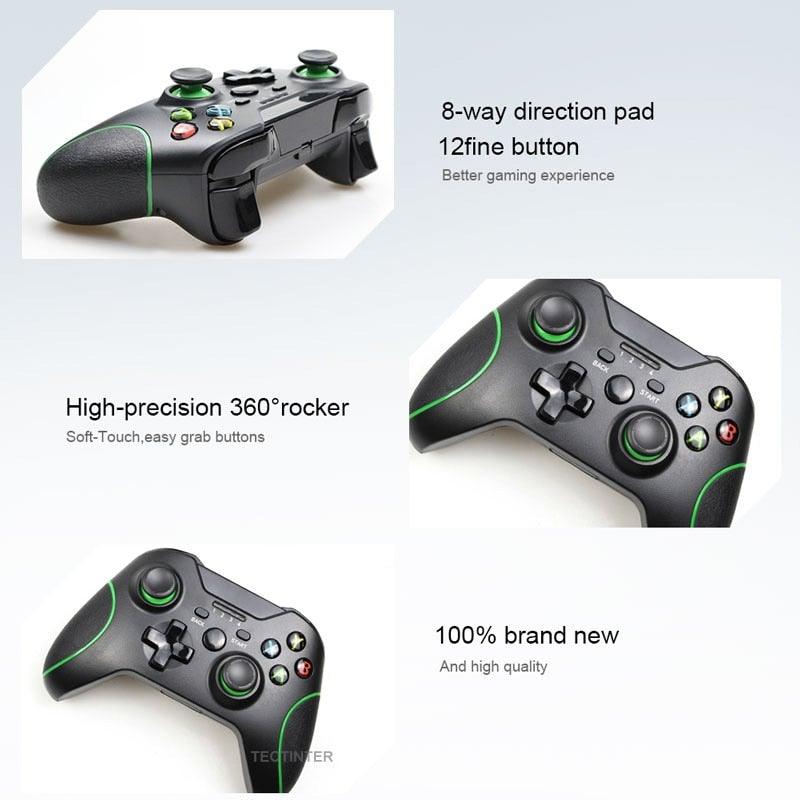 Black 2.4GHz Wireless Multi-Device Gamepad – product view 4