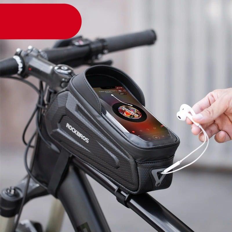 Waterproof Touchscreen Bike Phone Bag – 6.5-Inch