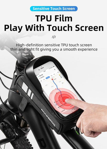 Waterproof Touchscreen Bike Phone Bag – 6.5-Inch – product view 14