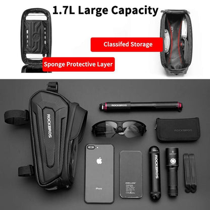 Waterproof Touchscreen Bike Phone Bag – 6.5-Inch