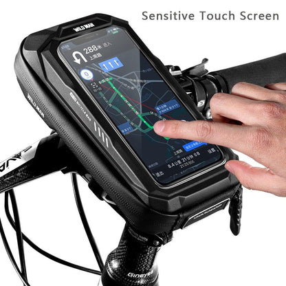 Waterproof Double-Zip Bike Phone Bag – product view 2