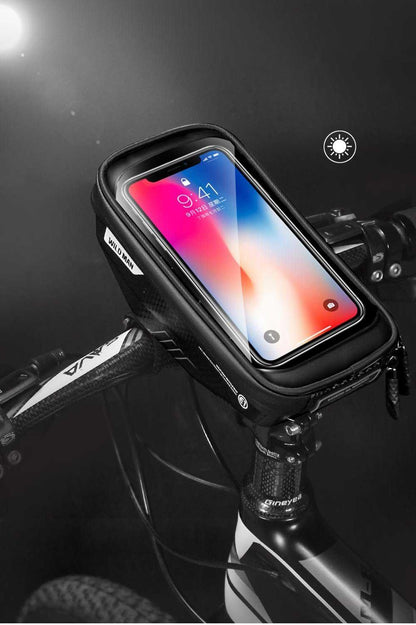 Hard-Shell Touchscreen Bike Phone Bag