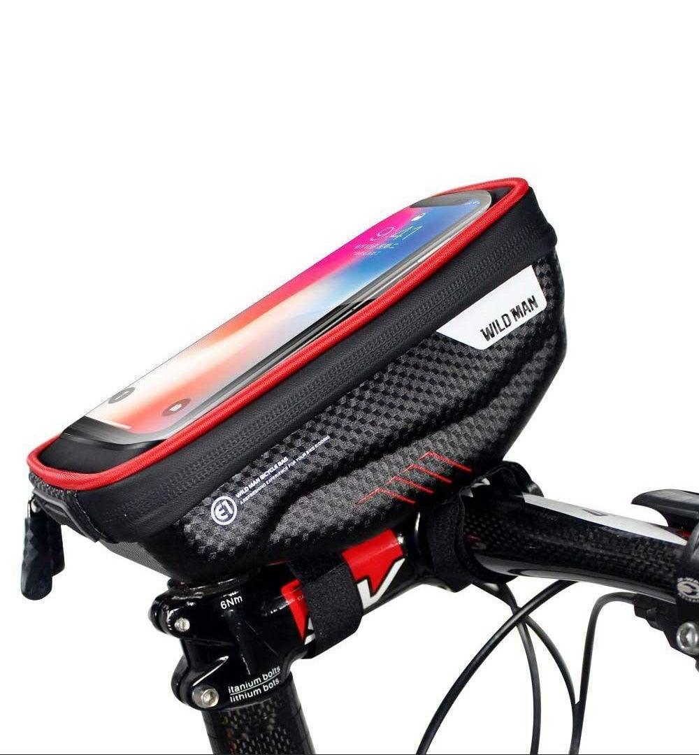 Hard-Shell Touchscreen Bike Phone Bag – product view 19