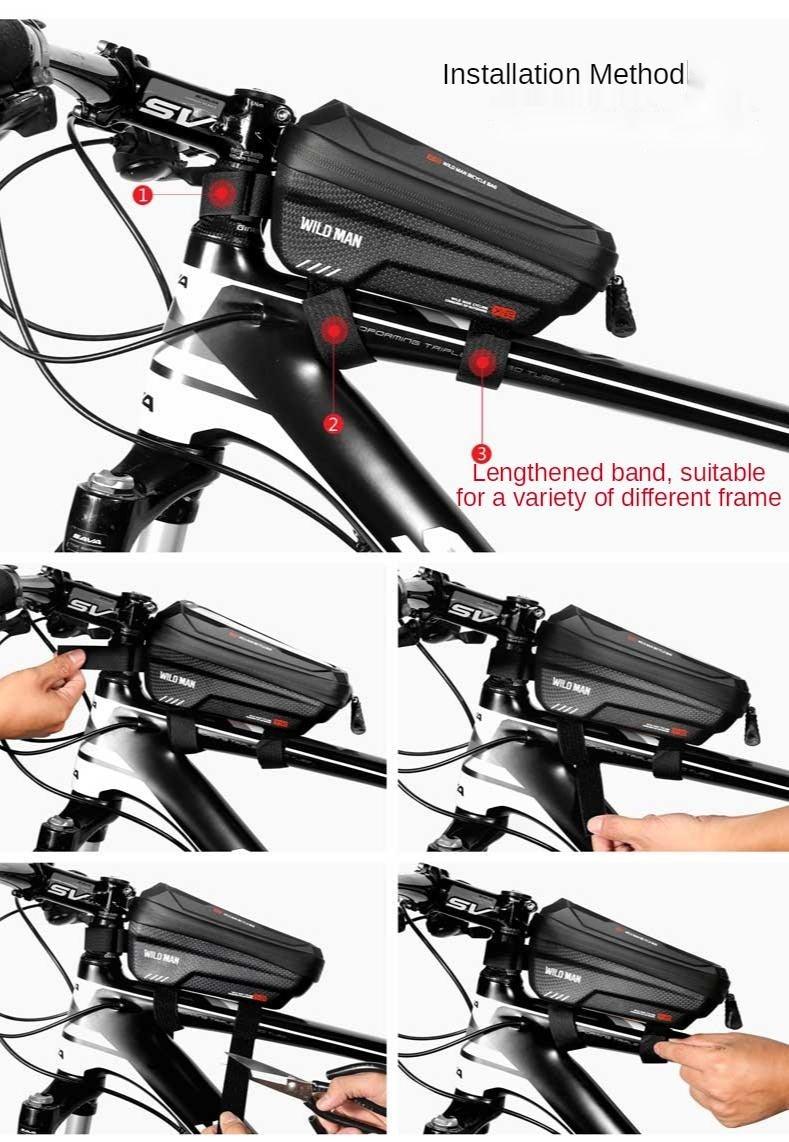 Hard-Shell Touchscreen Bike Phone Bag – product view 6