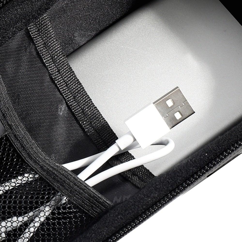 Black Waterproof Bike Phone Bag – 6.6-Inch – product view 7