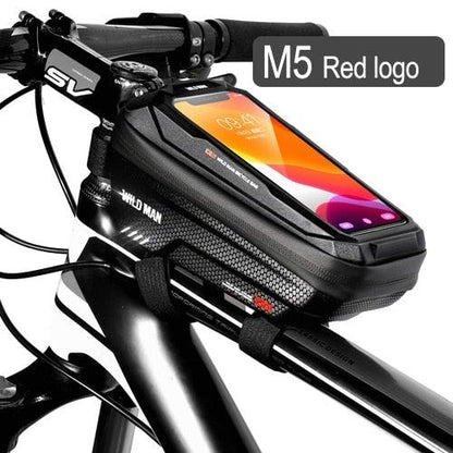 Black Waterproof Bike Phone Bag – 6.6-Inch