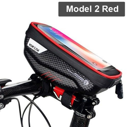Black Waterproof Bike Phone Bag – 6.6-Inch – product view 4
