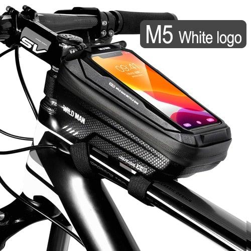 Black Waterproof Bike Phone Bag – 6.6-Inch