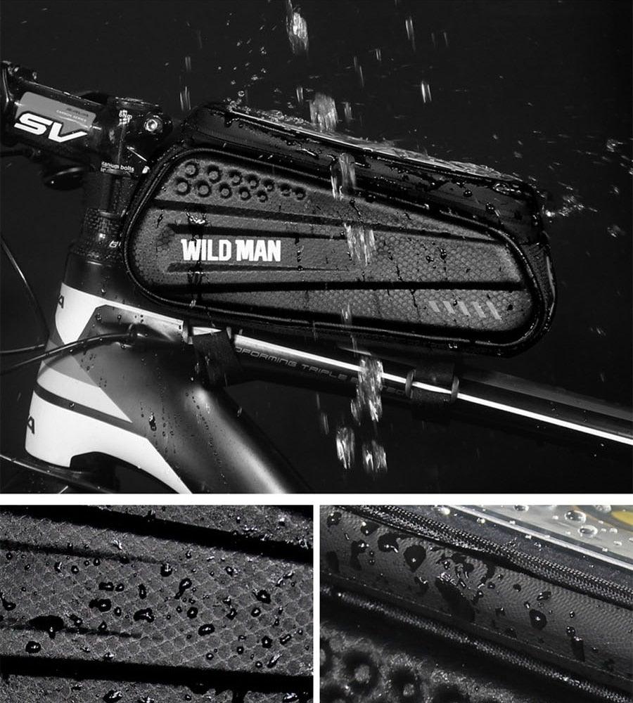 Black Waterproof Bike Phone Bag – 6.6-Inch – product view 16