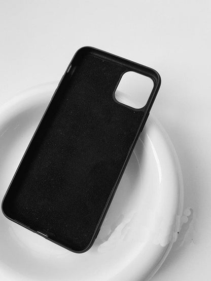 Black Business Leather iPhone Case – product view 14