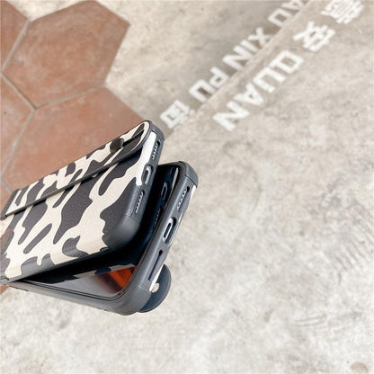 Leopard Wrist-Strap iPhone Case