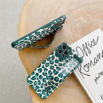 Leopard Wrist-Strap iPhone Case – product view 2