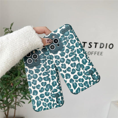 Leopard Wrist-Strap iPhone Case – product view 17