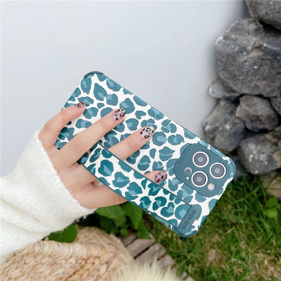 Leopard Wrist-Strap iPhone Case – product view 12
