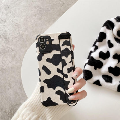 Leopard Wrist-Strap iPhone Case