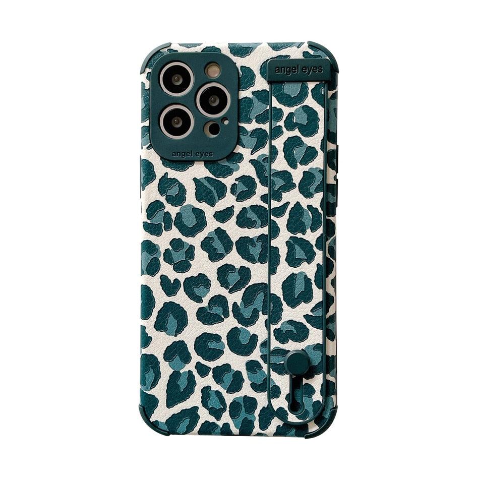 Leopard Wrist-Strap iPhone Case – product view 7