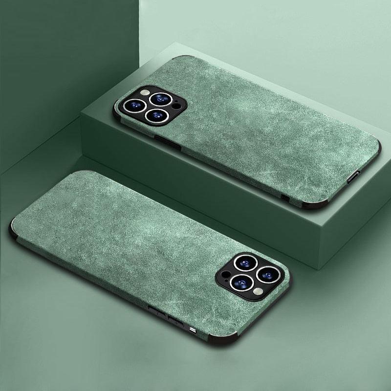 Business PU Leather iPhone Case