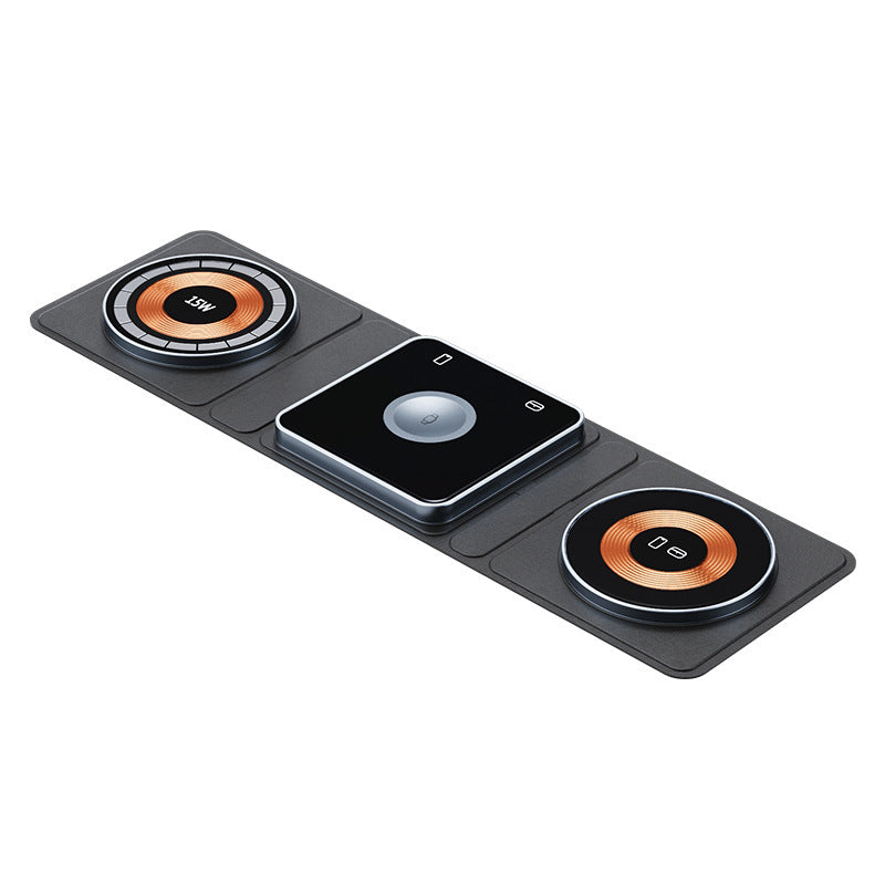 3-In-1 Magnetic Folding Wireless Charger Station