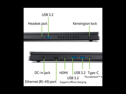 Nitro V - 15.6" Geforce RTX 4050 Laptop GPU - Intel Core I7-13620H - 16GB Memory - 1 TB Pcie SSD - Windows 11 Home 64-Bit - Gaming Laptop - 144 Hz IPS (ANV15-51-75HE )