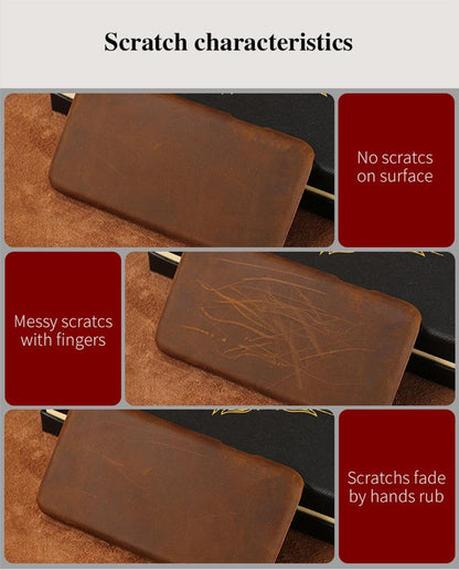 Brown Genuine Leather iPhone Case – product view 15
