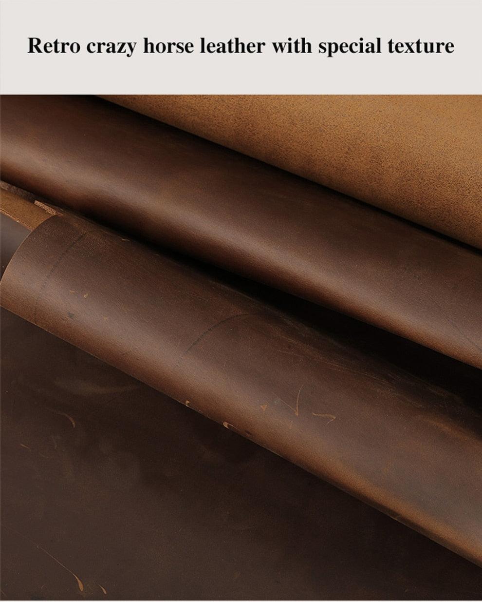 Brown Genuine Leather iPhone Case – product view 14