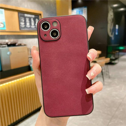 Matte Textured Leather iPhone Case – product view 20