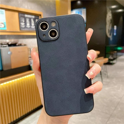 Matte Textured Leather iPhone Case – product view 7