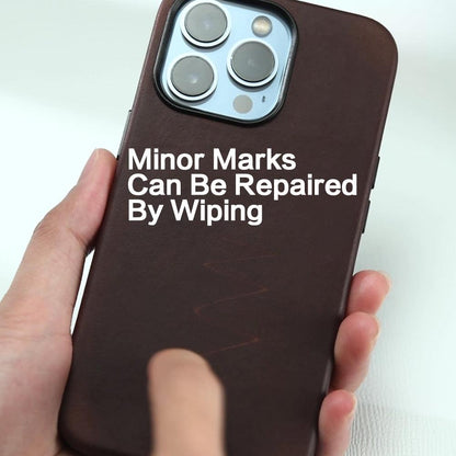 Magnetic-Charging Leather iPhone Case – product view 15