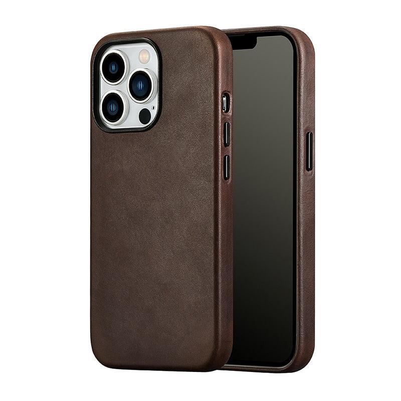 Magnetic-Charging Leather iPhone Case – product view 8