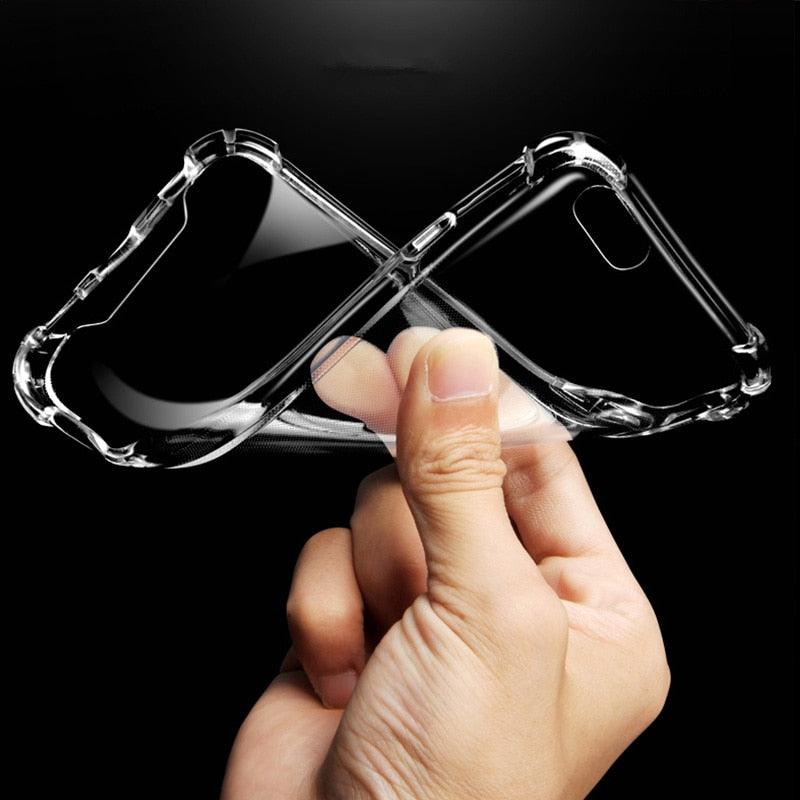 Clear Shockproof Silicone iPhone Case