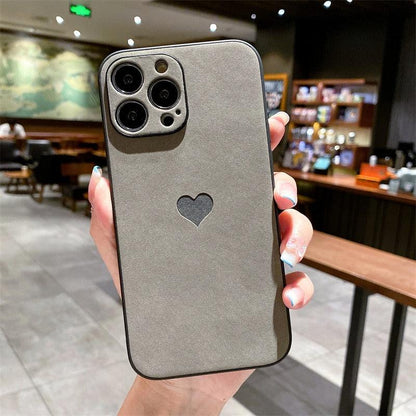 Heart Leather Shockproof iPhone Case – product view 9