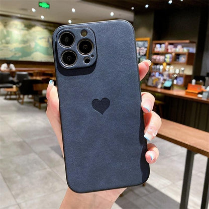 Heart Leather Shockproof iPhone Case – product view 4