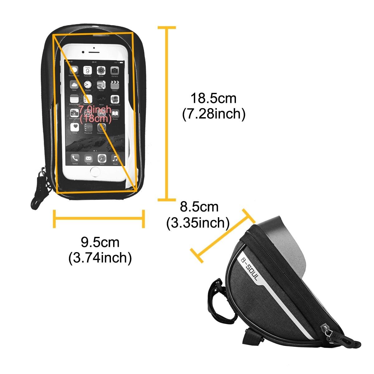 Waterproof Handlebar Phone Mount Bag – product view 18
