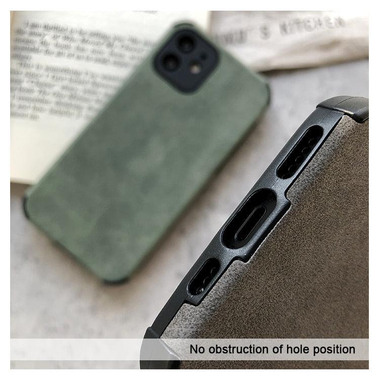 Black & Green Leather iPhone Case – product view 17