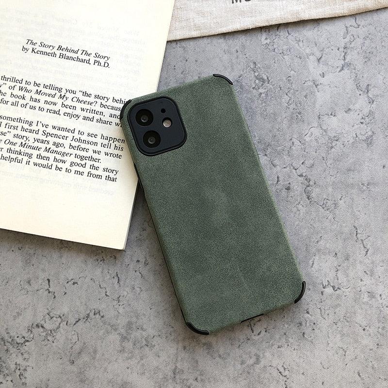 Black & Green Leather iPhone Case – product view 5