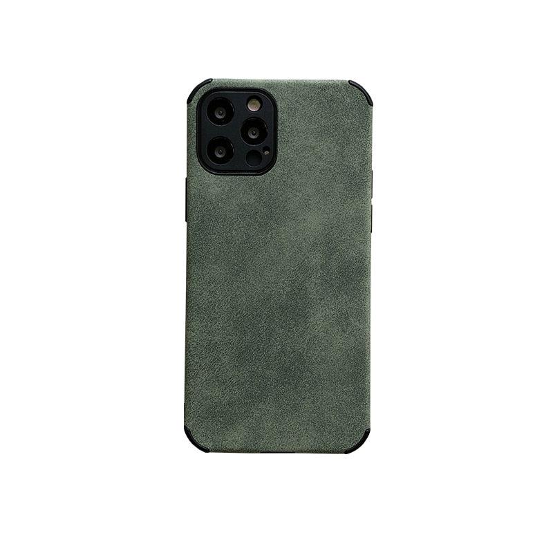 Black & Green Leather iPhone Case – product view 6