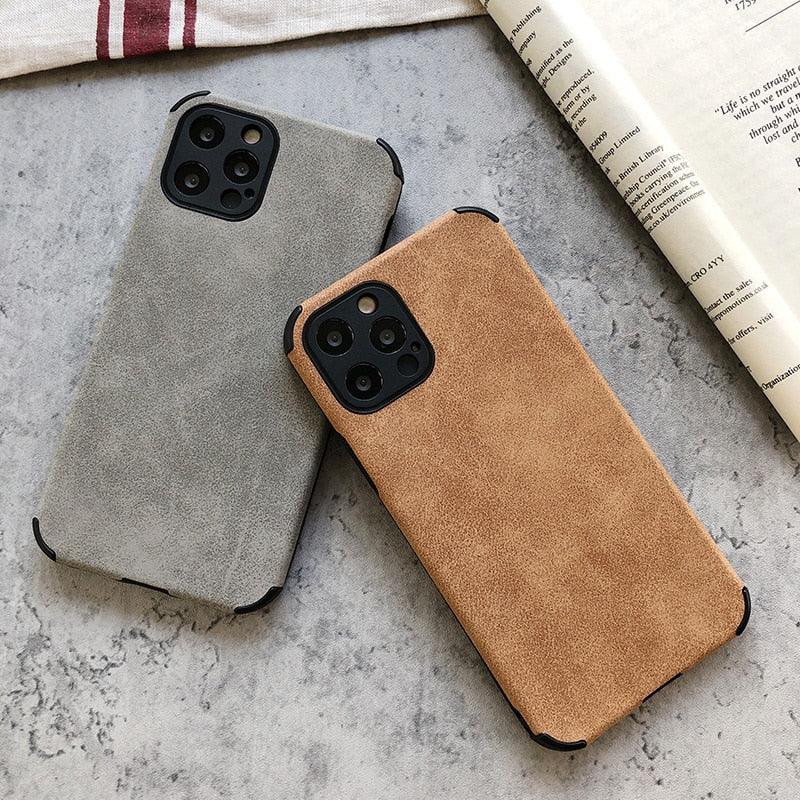 Black & Green Leather iPhone Case – product view 2