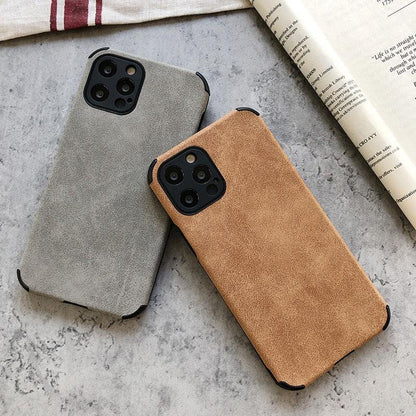 Black & Green Leather iPhone Case – product view 2