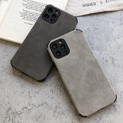 Black & Green Leather iPhone Case – product view 3
