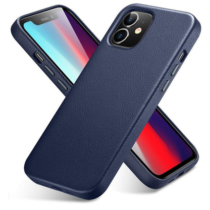 Black Leather iPhone 12 Case – product view 7