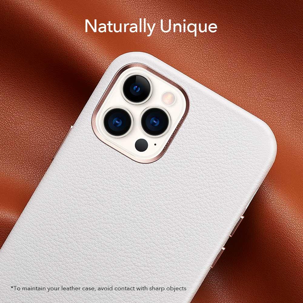 Black Leather iPhone 12 Case