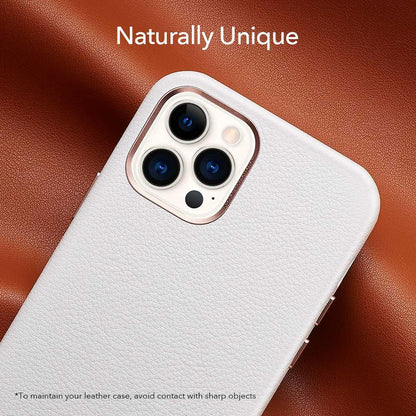 Black Leather iPhone 12 Case