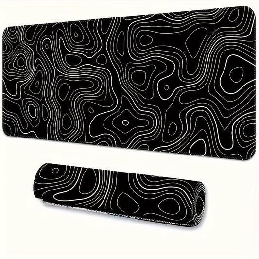 1PC Large Mouse Pad, Office Gaming Table Mat, Non-Slip Rubber Base Washable Mouse Pad for Work, Gaming and Office