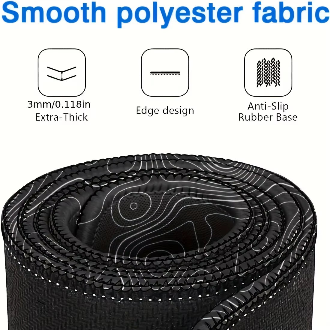1PC Large Mouse Pad, Office Gaming Table Mat, Non-Slip Rubber Base Washable Mouse Pad for Work, Gaming and Office