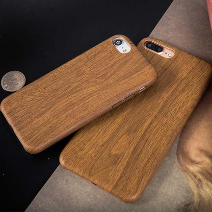 Wood-Style Wireless-Charging iPhone Case