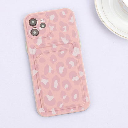 Floral Heart iPhone Case with Card Holder – product view 7